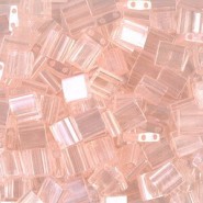 Miyuki tila 5x5mm Perlen - Light rose luster TL-365